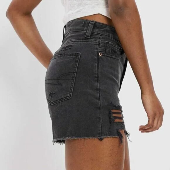 NWT AE | Denim Highest Waist Baggy Short in Black - Picture 14 of 14